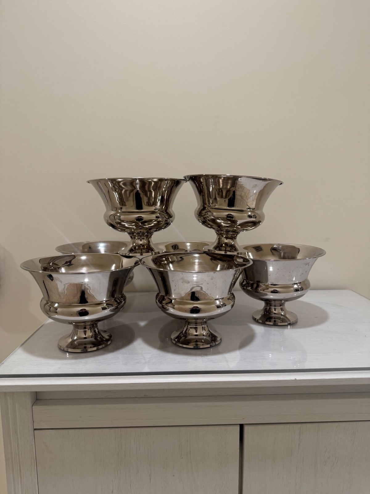 Decorative Bowl 8.5” x 6” – Jamali Garden Style – Heavy Metal – Made in India