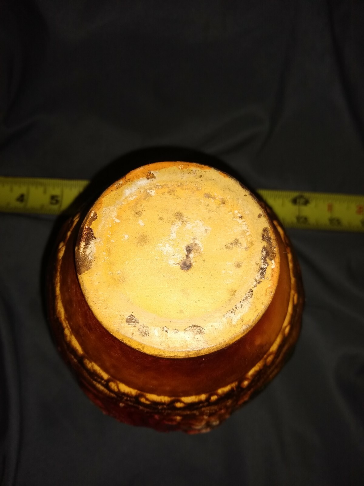 Vintage 2 Handle Pottery Vase 6.75 Inches High