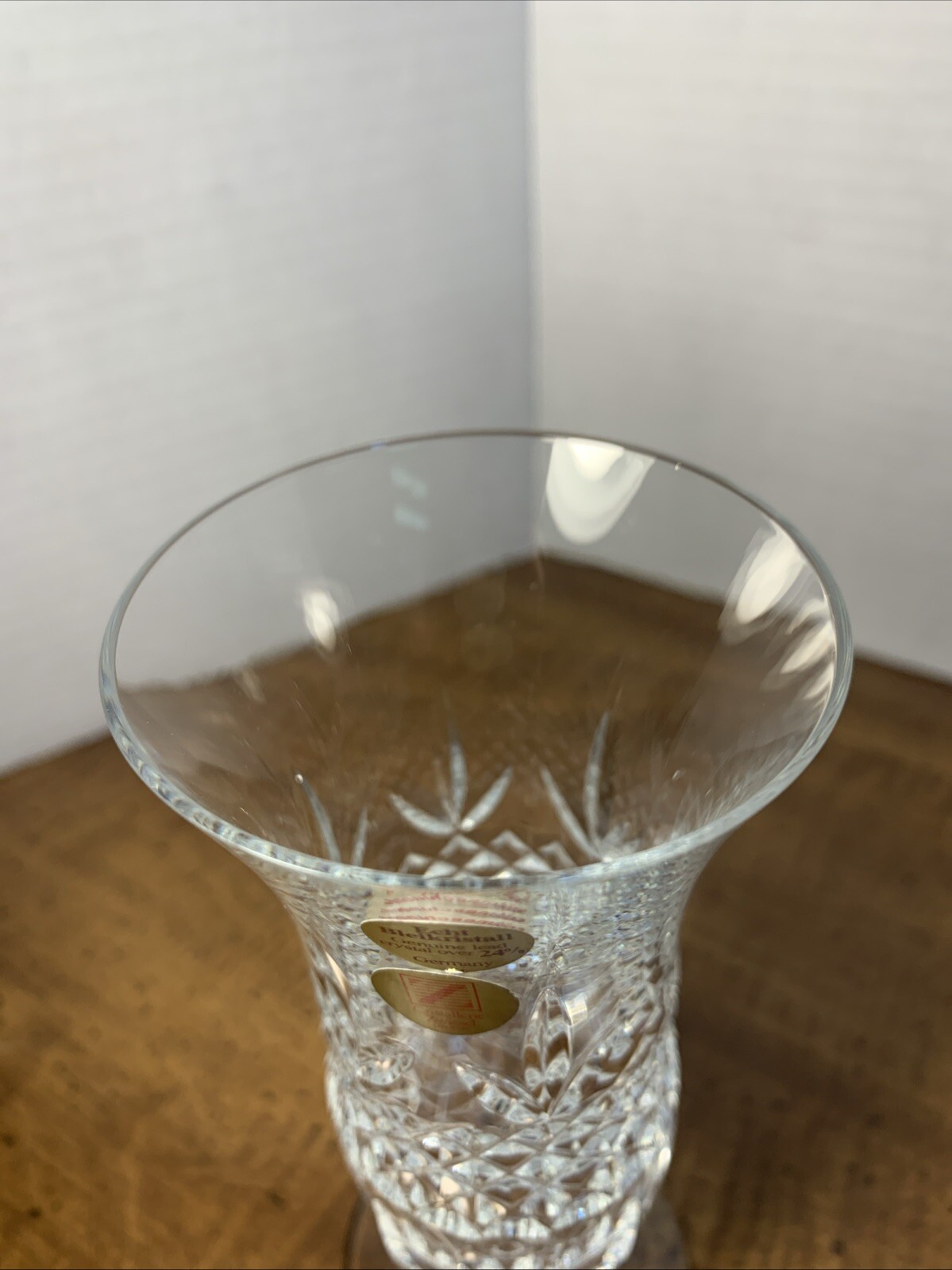 echt bleikristall crystal Vase 6” Germany