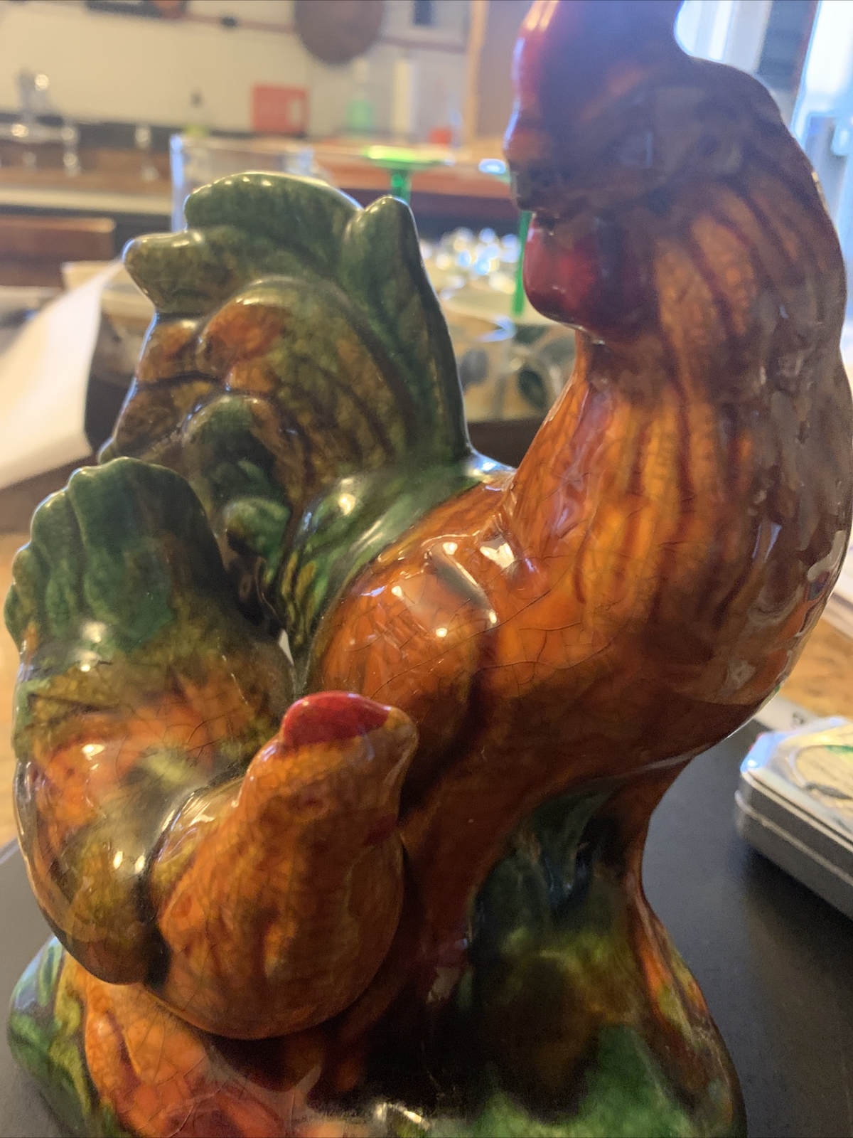 Vintage Decorative Farmhouse Rooster Hen Chick Pottery
