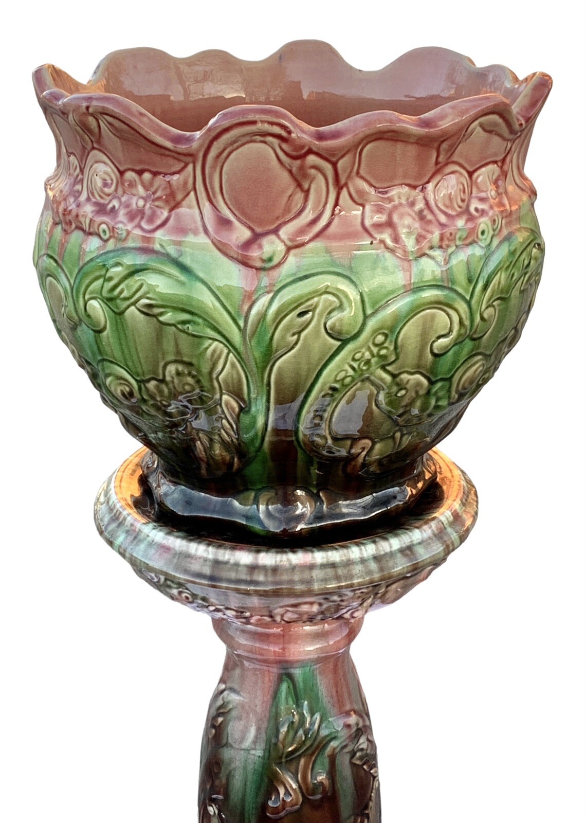Weller Jardiniere and Pedestal