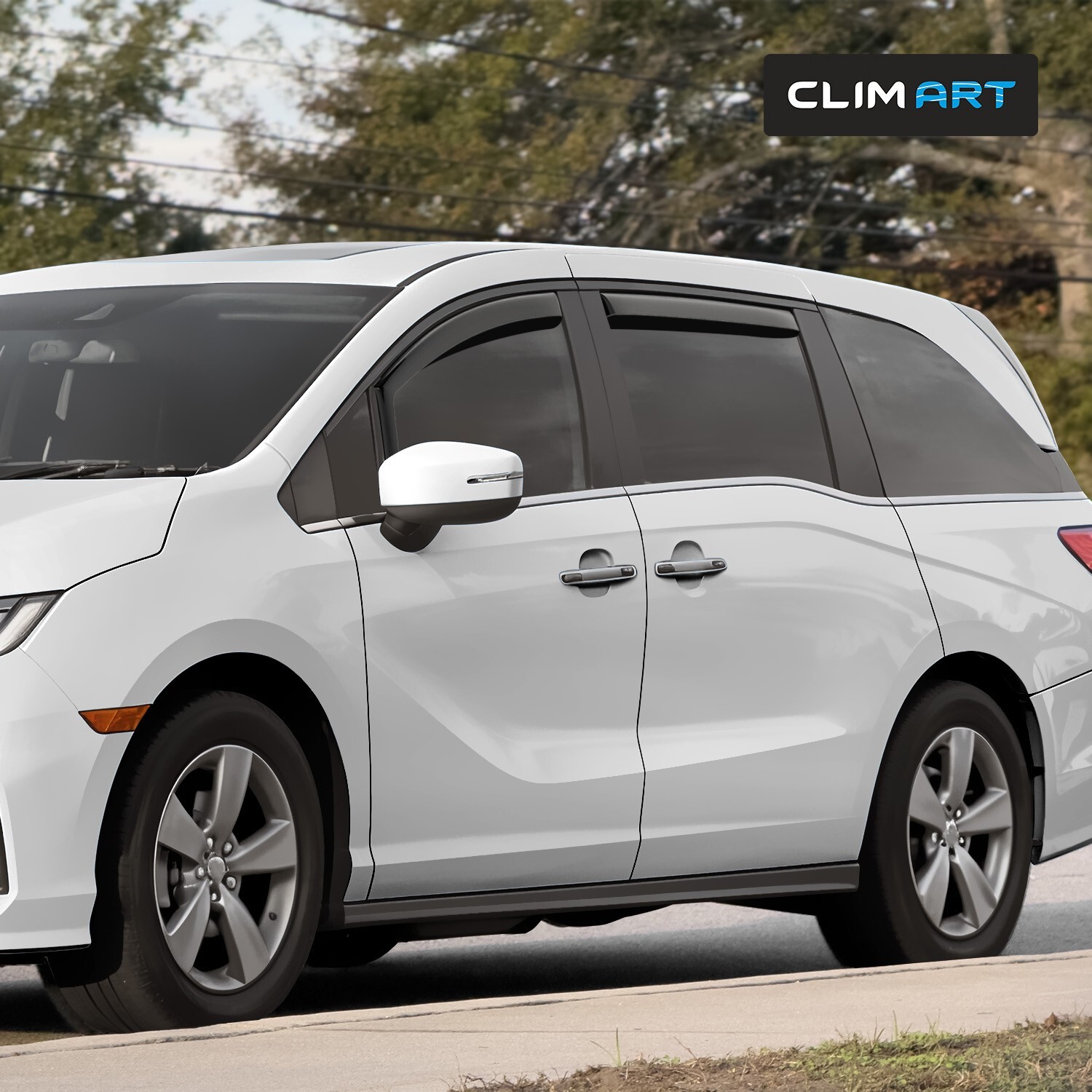 Rain Guards Vent Visors Shade for 2018-2023 Honda Odyssey SHATTERPROOF