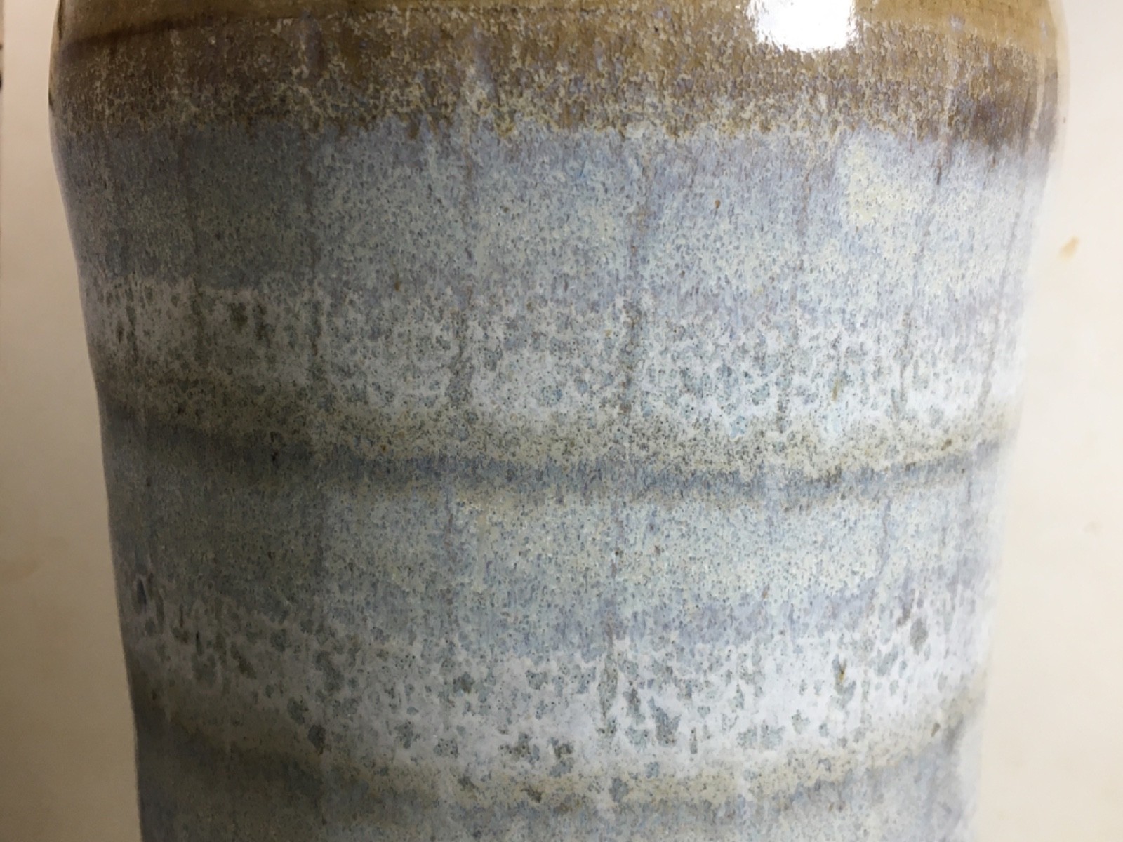 Large 2001 Studio Pottery Vase 14 5/16″ Signed GORDY(?) Ga/2001