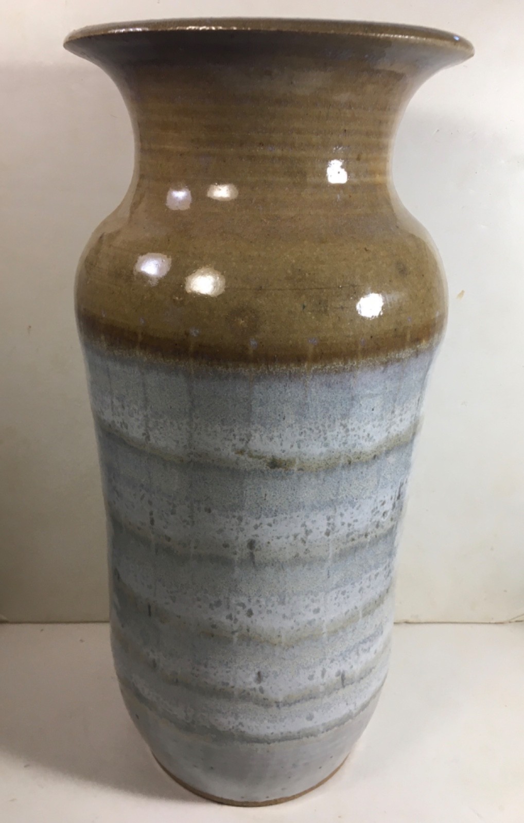 Large 2001 Studio Pottery Vase 14 5/16″ Signed GORDY(?) Ga/2001