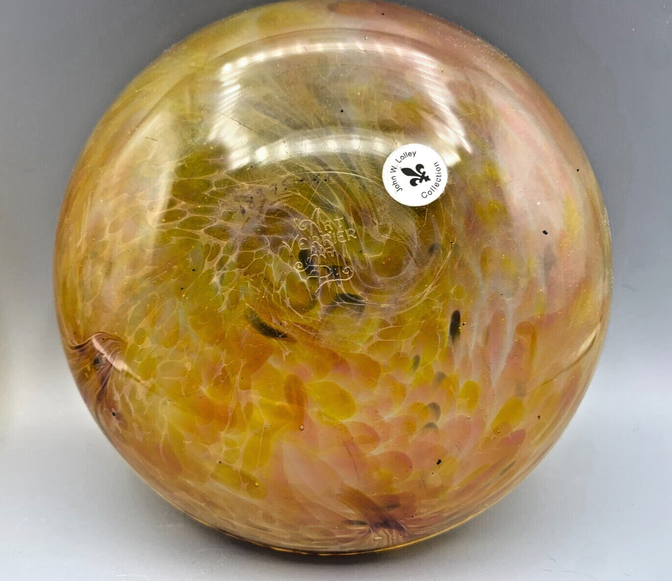 FRENCH GLASS BOX ST LOUIS ART VERRIER BOWL VASE NOUVEAU DECO PAUL NICOLAS GALLE
