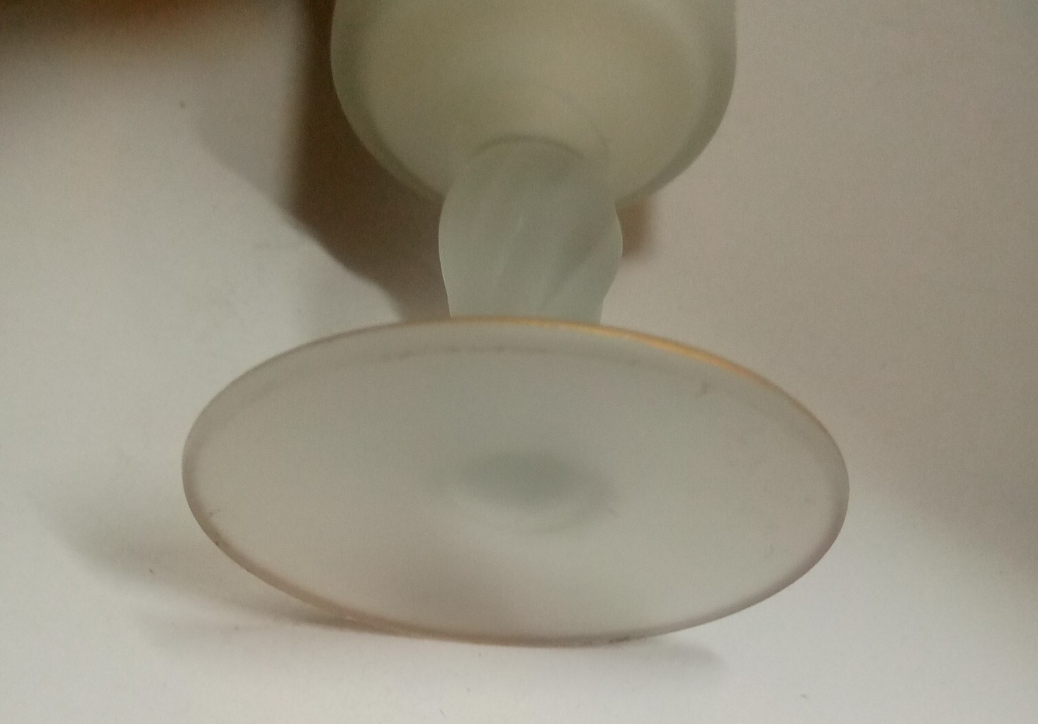 Vintage Norleans Satin Ware White Floral Vase Pedestal Base 10 Inches READ