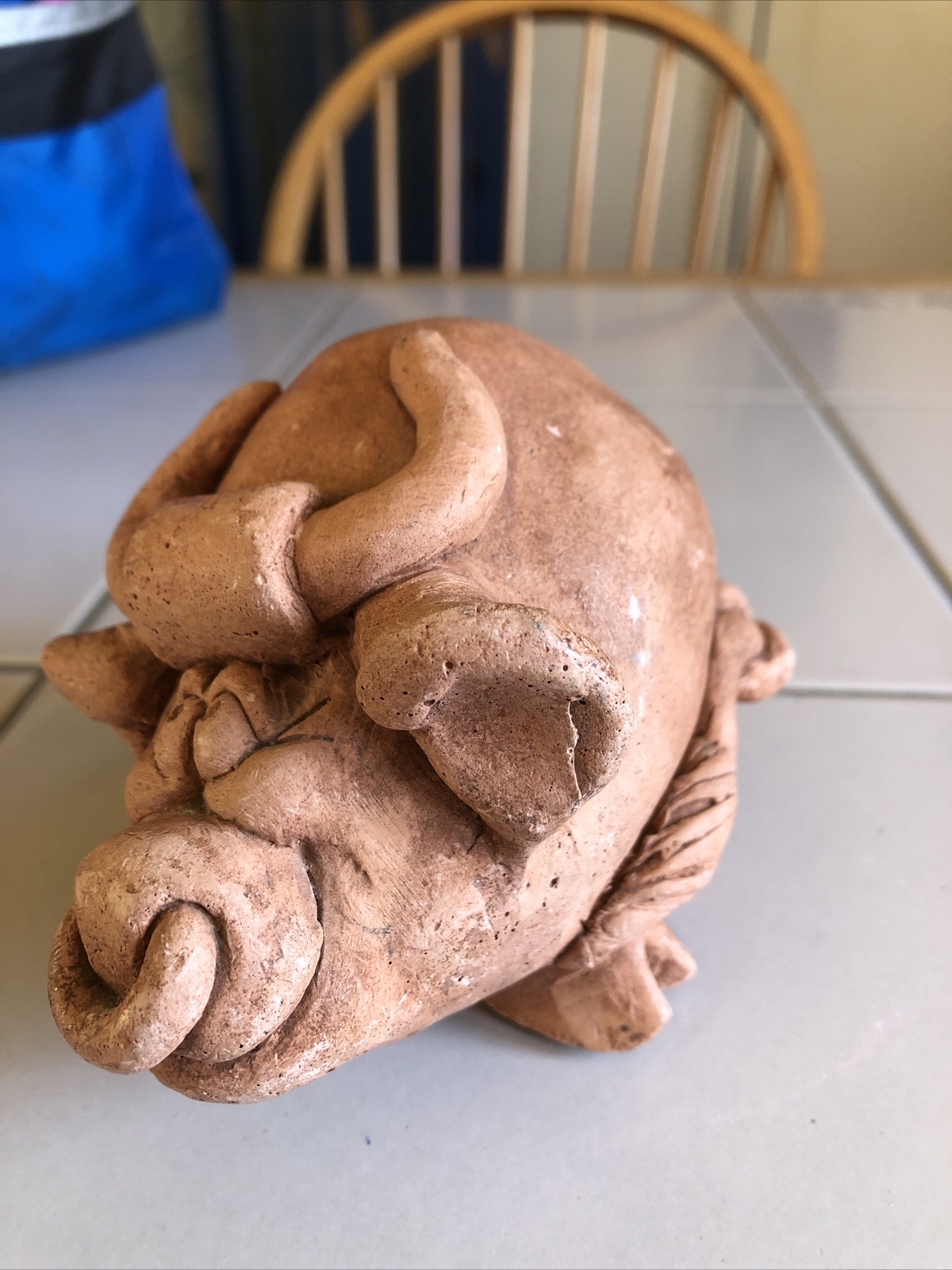 Vintage Kersten Brothers 1973 Terra Cotta Boar Ex