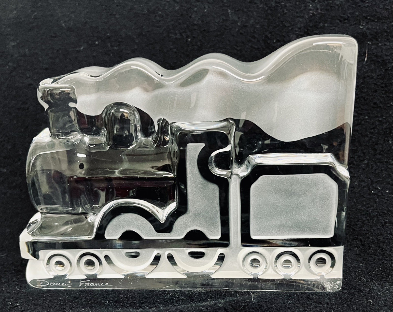 DAUM CRYSTAL TRAIN – BRIGHTON 4-4-0 STEAM ENGINE AND TENDER