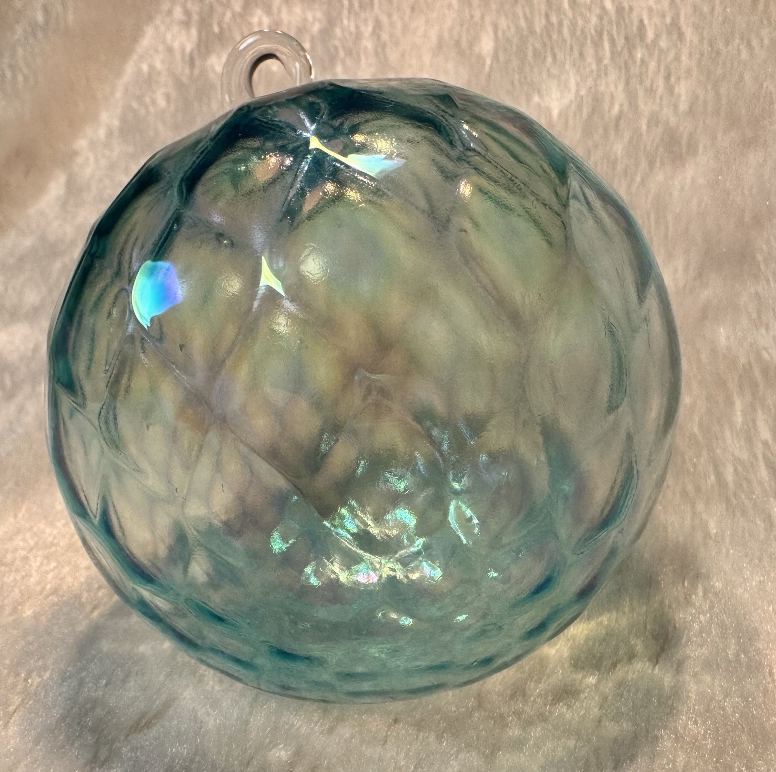 Hand Blown Glass Ball Orb Witch Spirit Home Protection Energy Art Ball Boudoir