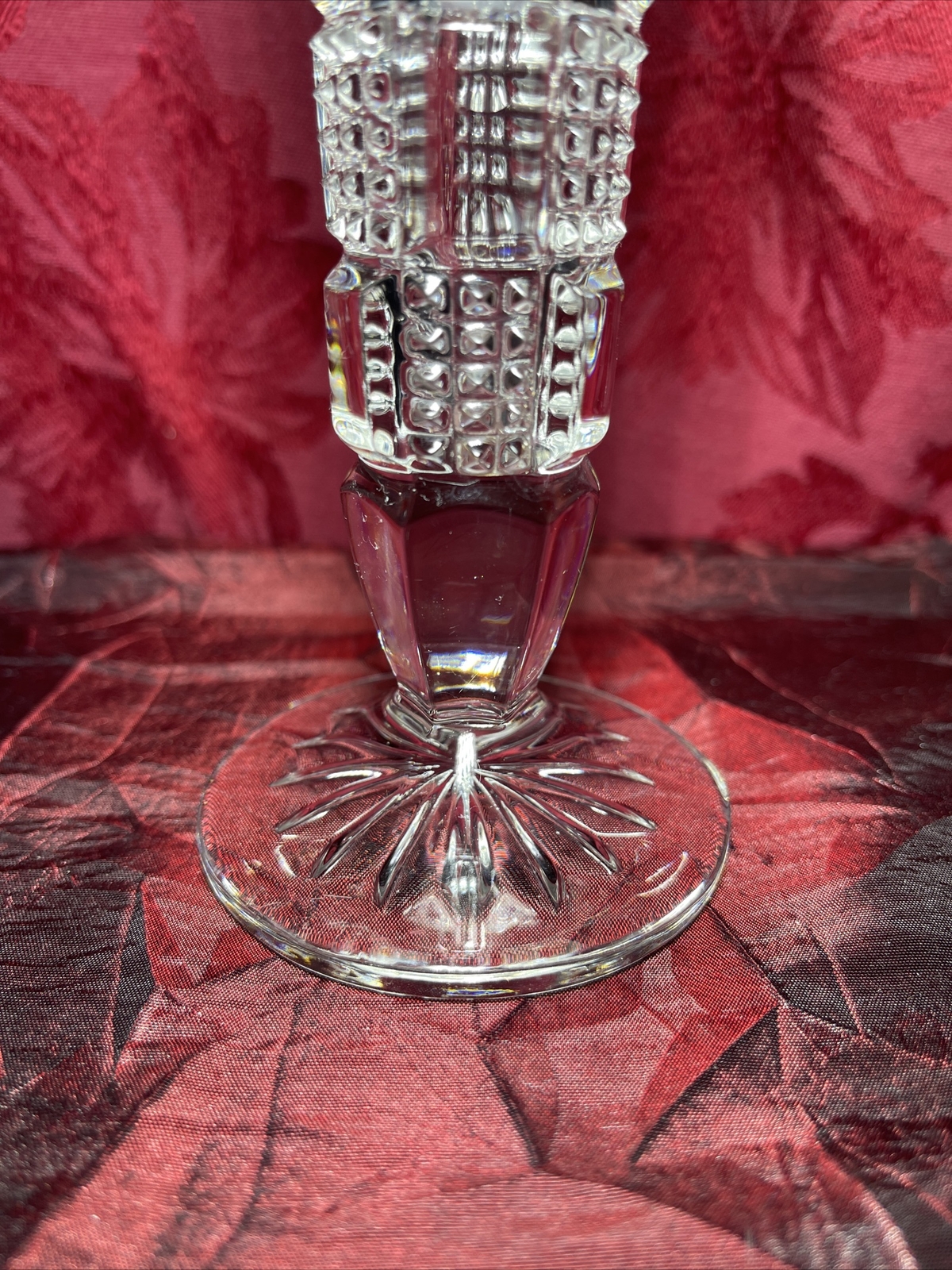 Vintage Global Crystal Bud Vase 24% Lead Crystal Made In West Germany