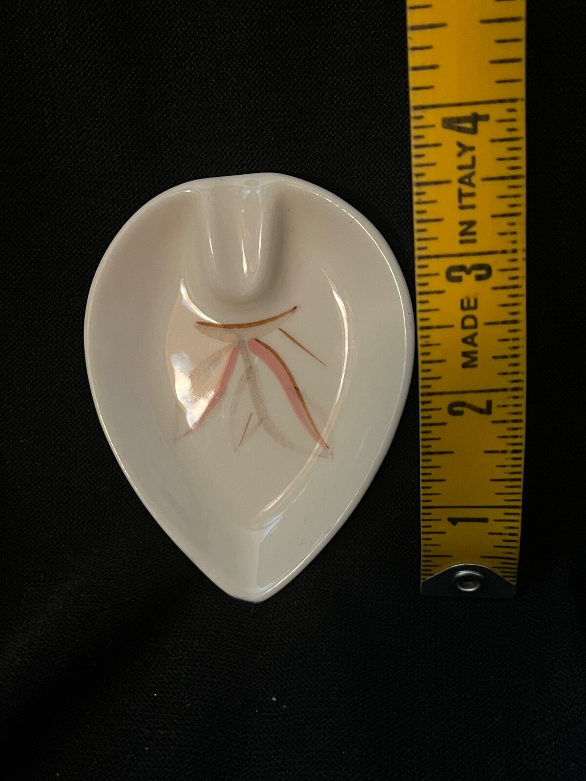 1 Individual Ashtray Trinket Dish Winfield China USA Dragon Flower Pink 3.75”
