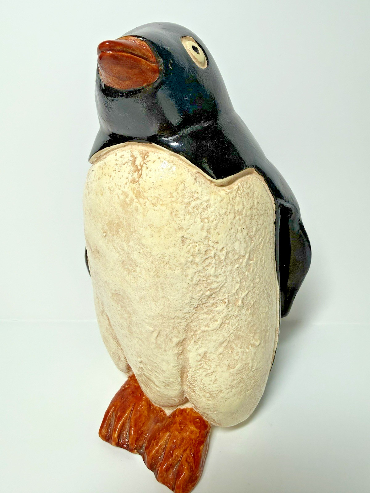 Jaru Pottery MCM 1974 Penguin Sculpture by Jaru USA 7.5 ” tall Exquisite Work