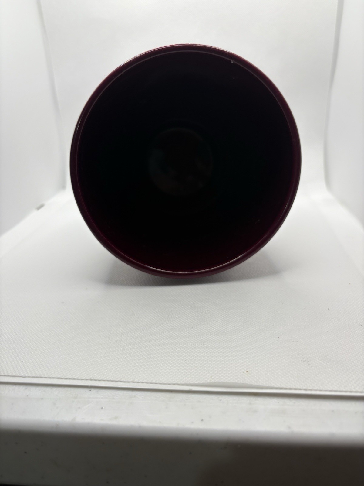 Scheurich Germany 620-15 Ceramic Orchid Pot Glossy Plum Purple Ombre Waterproof