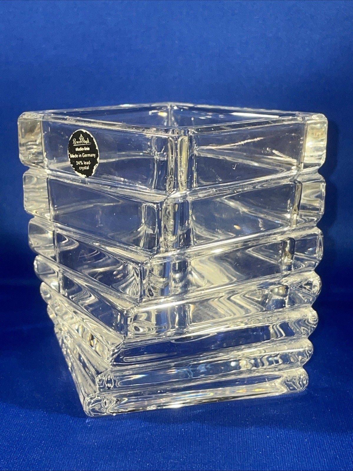 Rosenthal Studio-linie Square Offset Vase Made in Germany 3.25” Tall