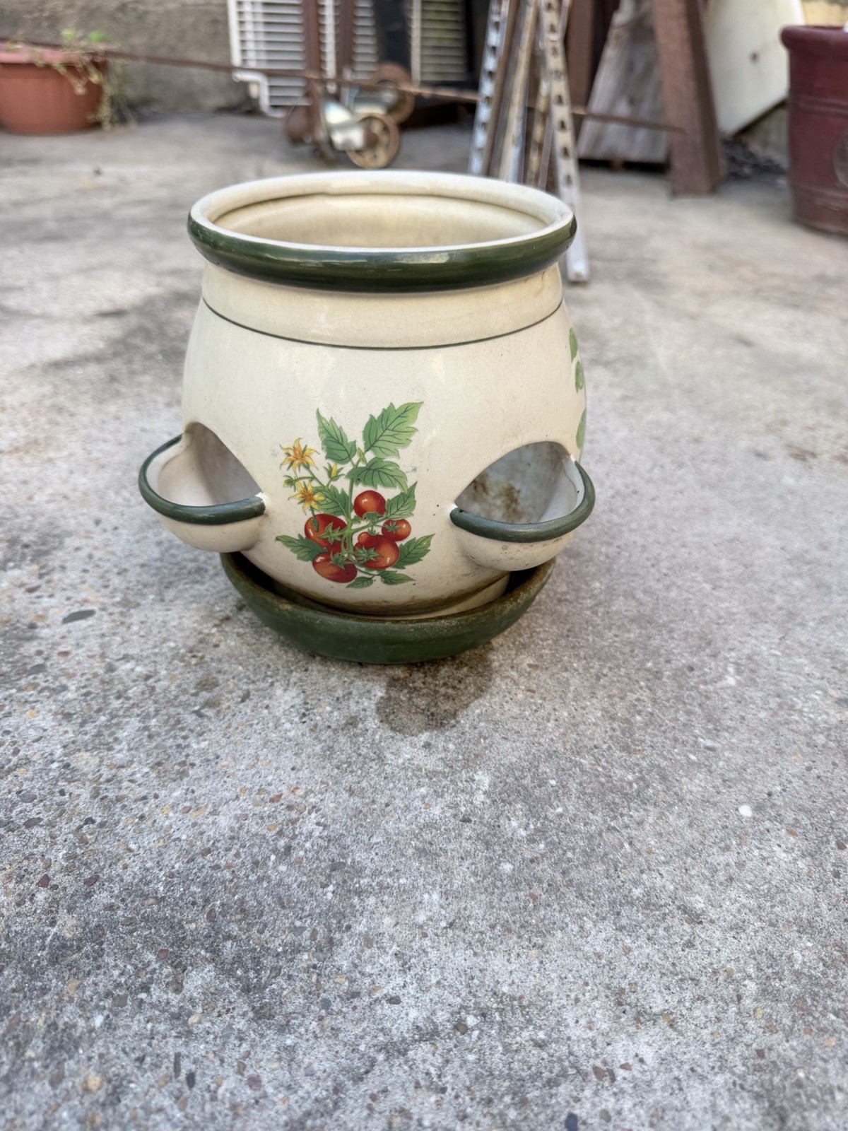 Handmade Multicolor Ceramic Art Pottery Planter, Floral & Animal Designs