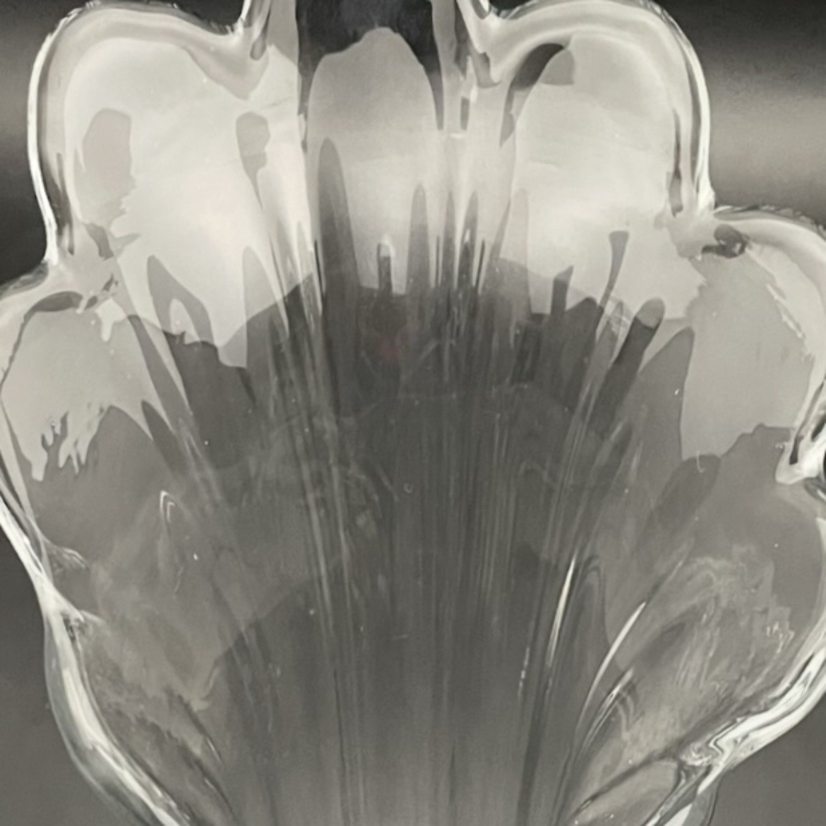 U.S. Glass aka Galloway EAPG 15086 Mirror Plate Glass Vase 1904 Made in USA 12″t