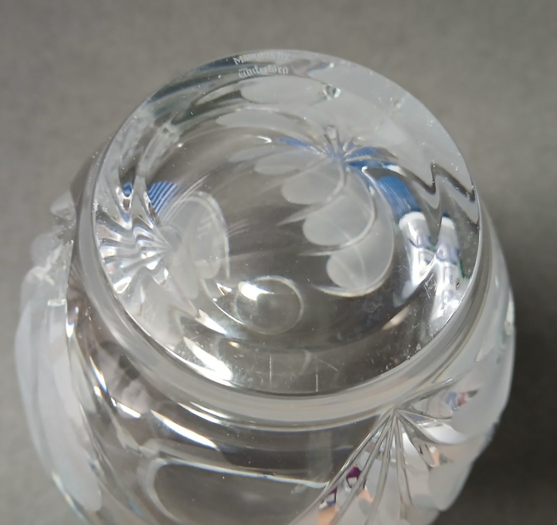 Waterford Marquis Flower Vase Coventry Pattern / Petals 8 1/4″ (WATCOV)