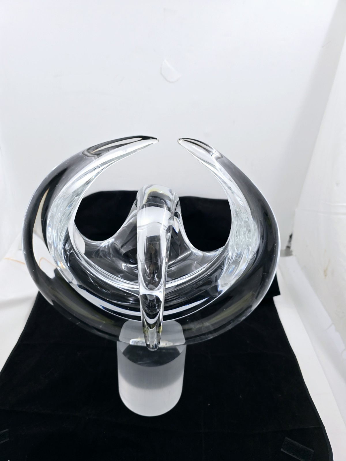 Seguso Signed Art Glass Sculpture 18×12 in. 25lb.