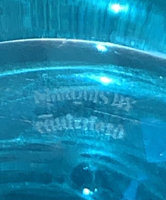 Marquis by Waterford Crystal Blue 16” Tall Vase MCM