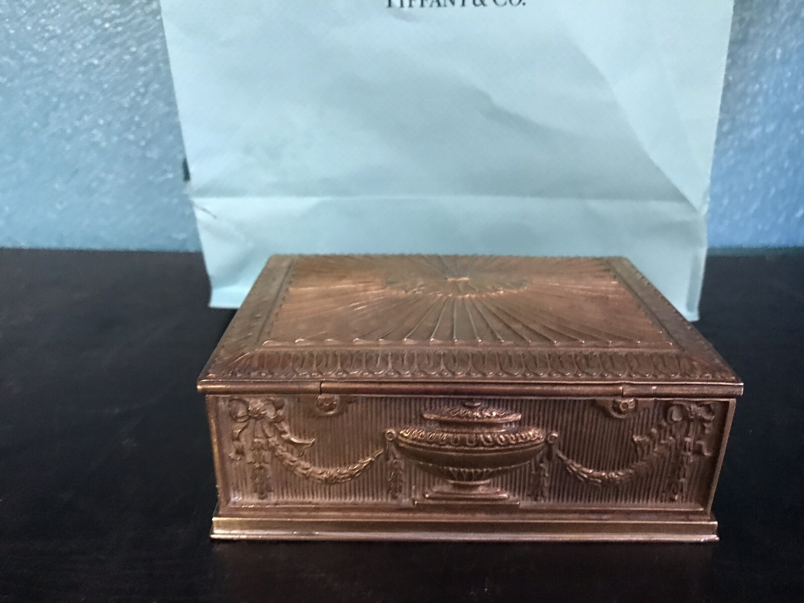 Rare Find Tiffany Studio New York 1854 Cigar box