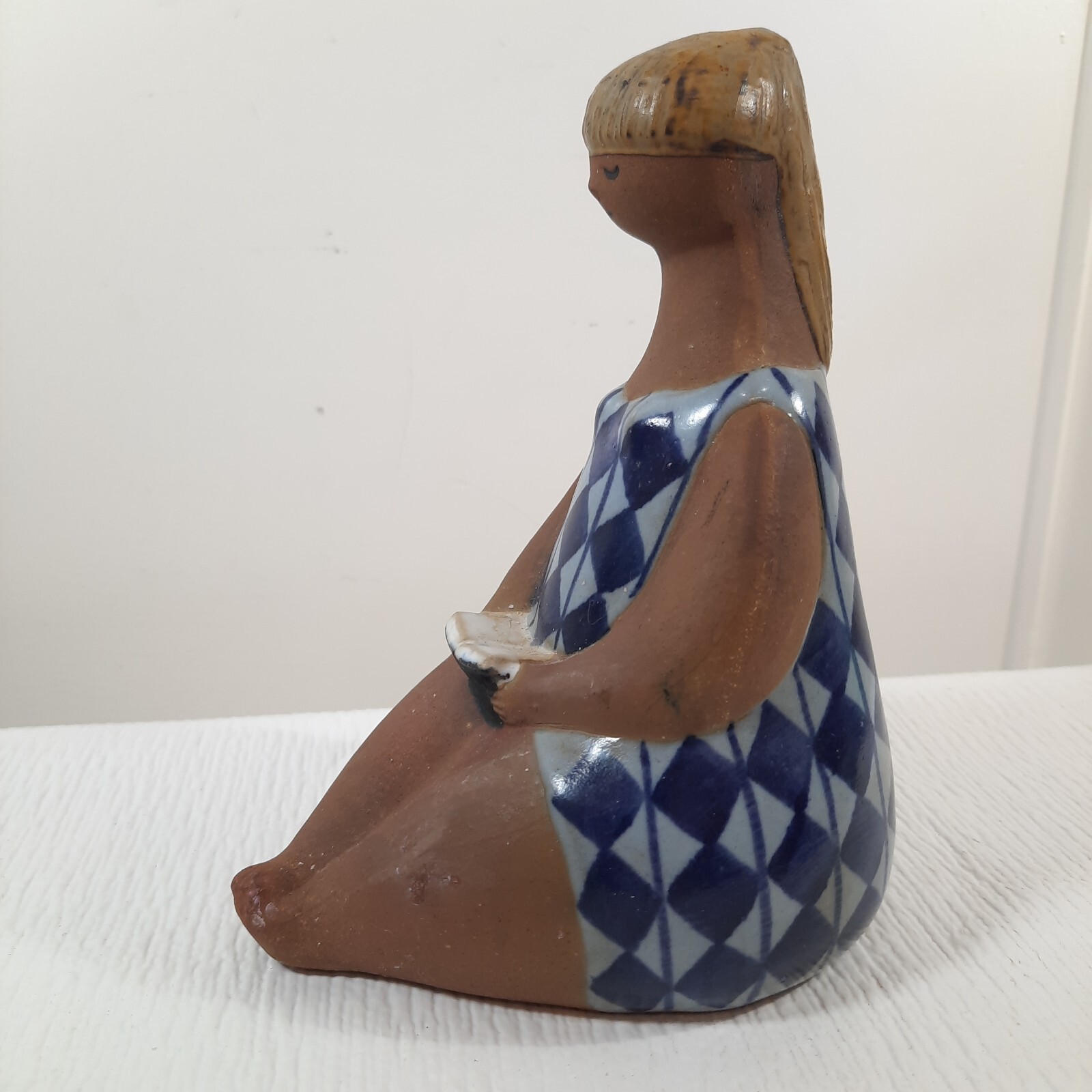 Gustavsberg Pottery Amelia Lisa Larson ABC Girls Bather Sweden figurine RARE