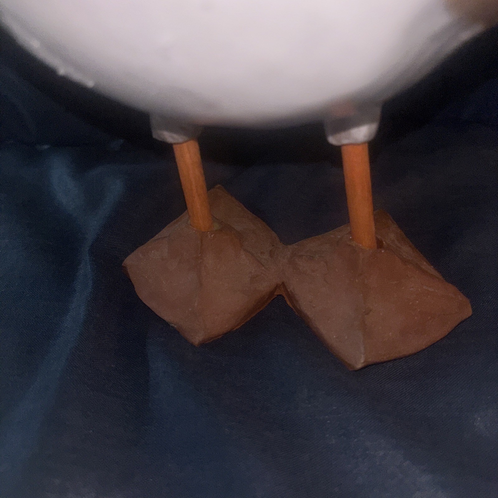 Susan Davis Cape Cod Pottery Seagull Bird Figure Massachusetts 1980’s Plump Bird