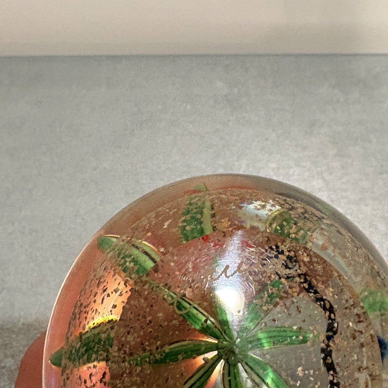 Vintage 1986 Signed STEVEN CORREIA Art Glass Paperweight Black Snake 7/200