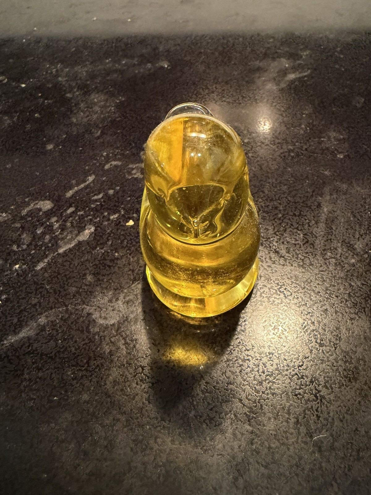 1 Titan Art Glass Golden Canary Signed by W Ward Dated 1994 PERFECT Condition
