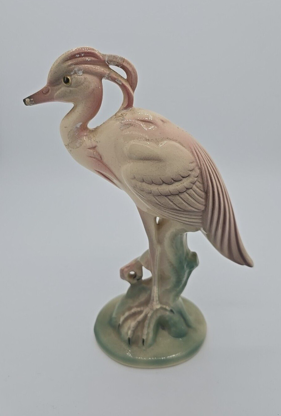 Brad Keeler – Ceramic Heron Figurine, # 714 Circa 1950-70’s