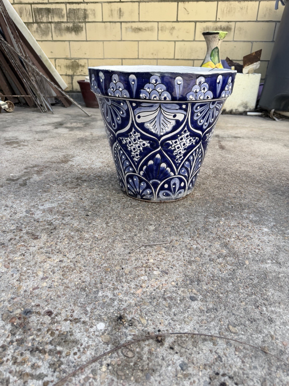 Handmade Multicolor Ceramic Art Pottery Planter, Floral & Animal Designs