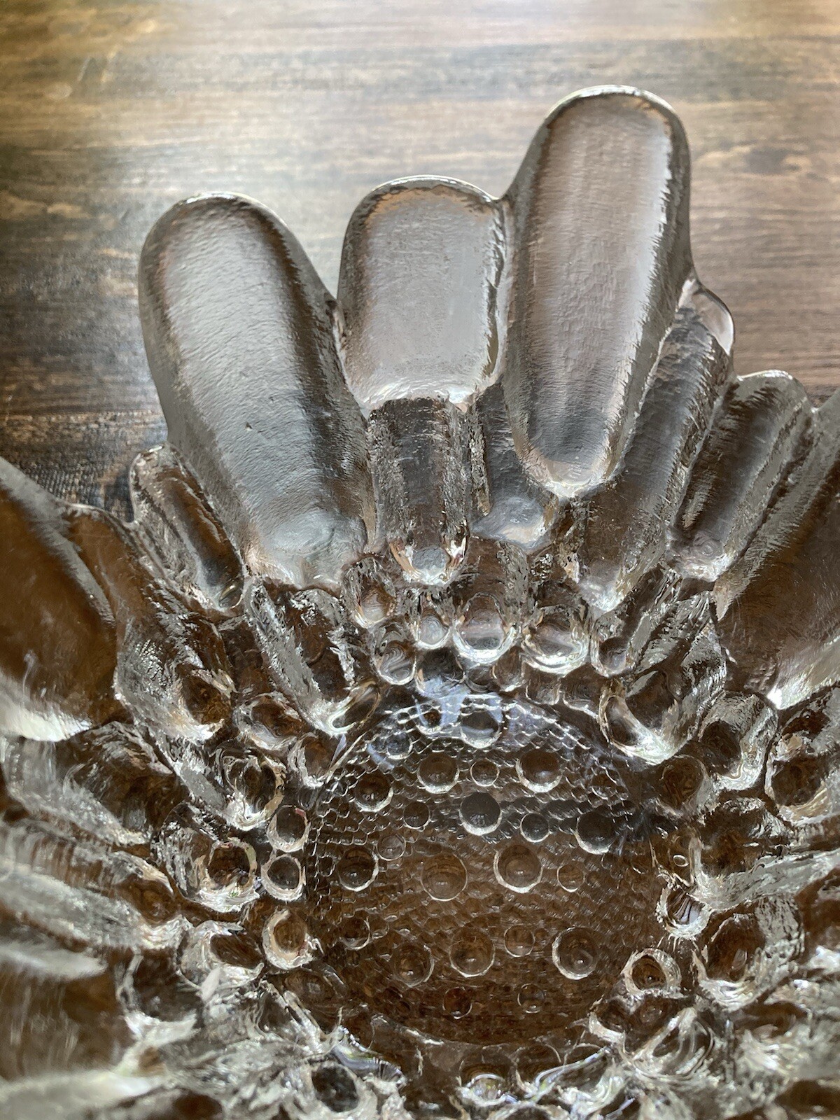 Viking Glass Candle Holder/Small Bowl Mid Century Modern Votive