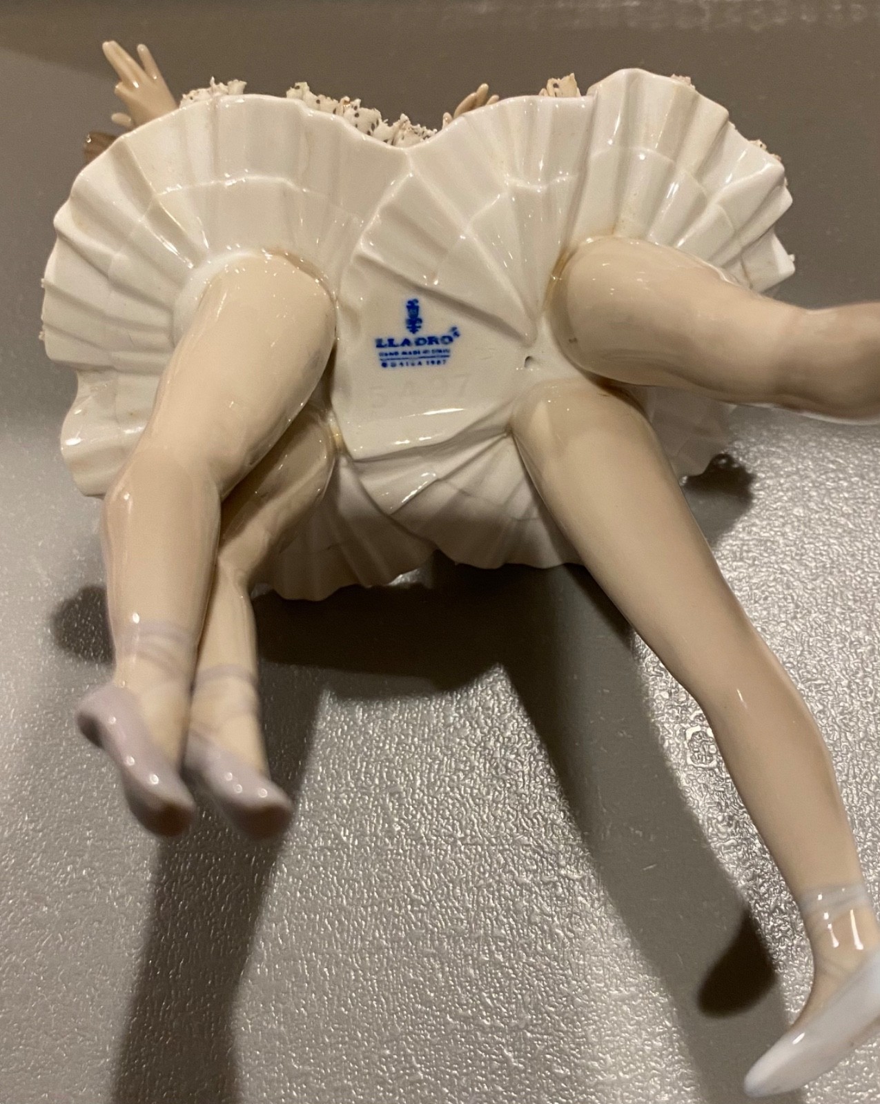 Lladro Spain porcelain figurine Ballet Dress Rehearsal #5497 Ballerina 7.5″
