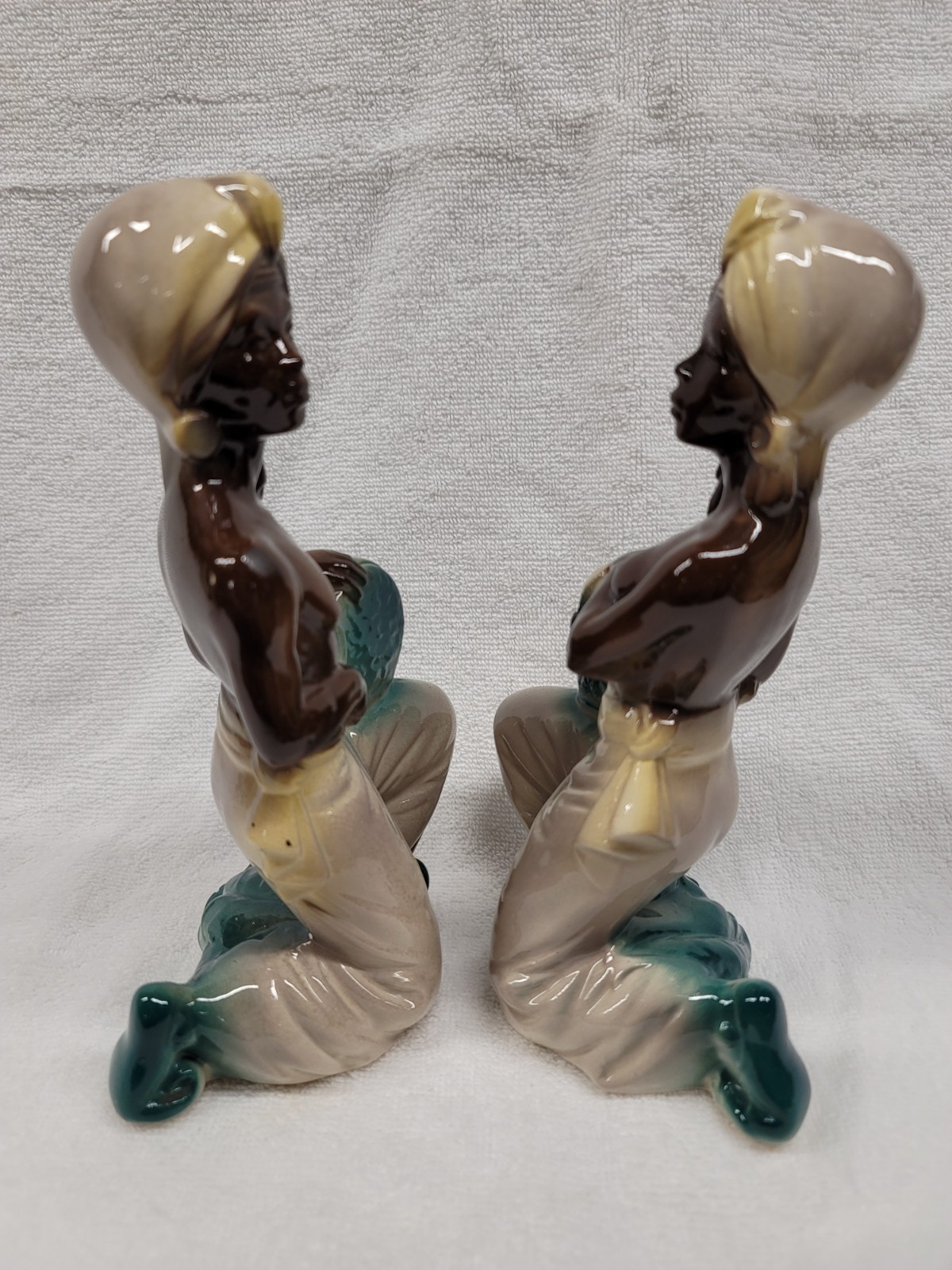 8 1/2″ BLACKMOOR FIGURINES BY ROYAL COPLEY, ROYAL WINDSOR
