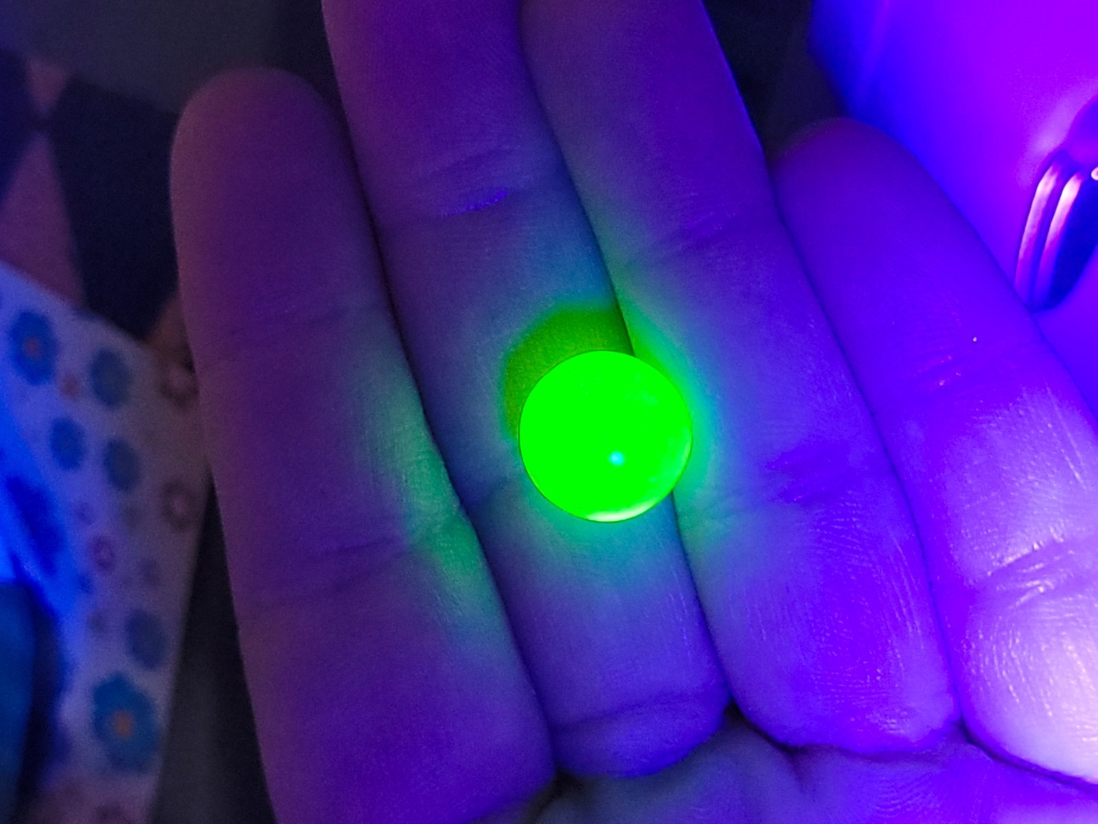 14mm Vaseline Glass Marble Undrilled Yellow Uranium Glass Ball