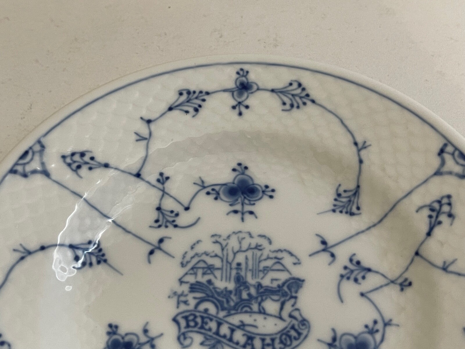 Vintage Antique Bing & Grondahl Copenhagen Porcelain Bellahoj Plate