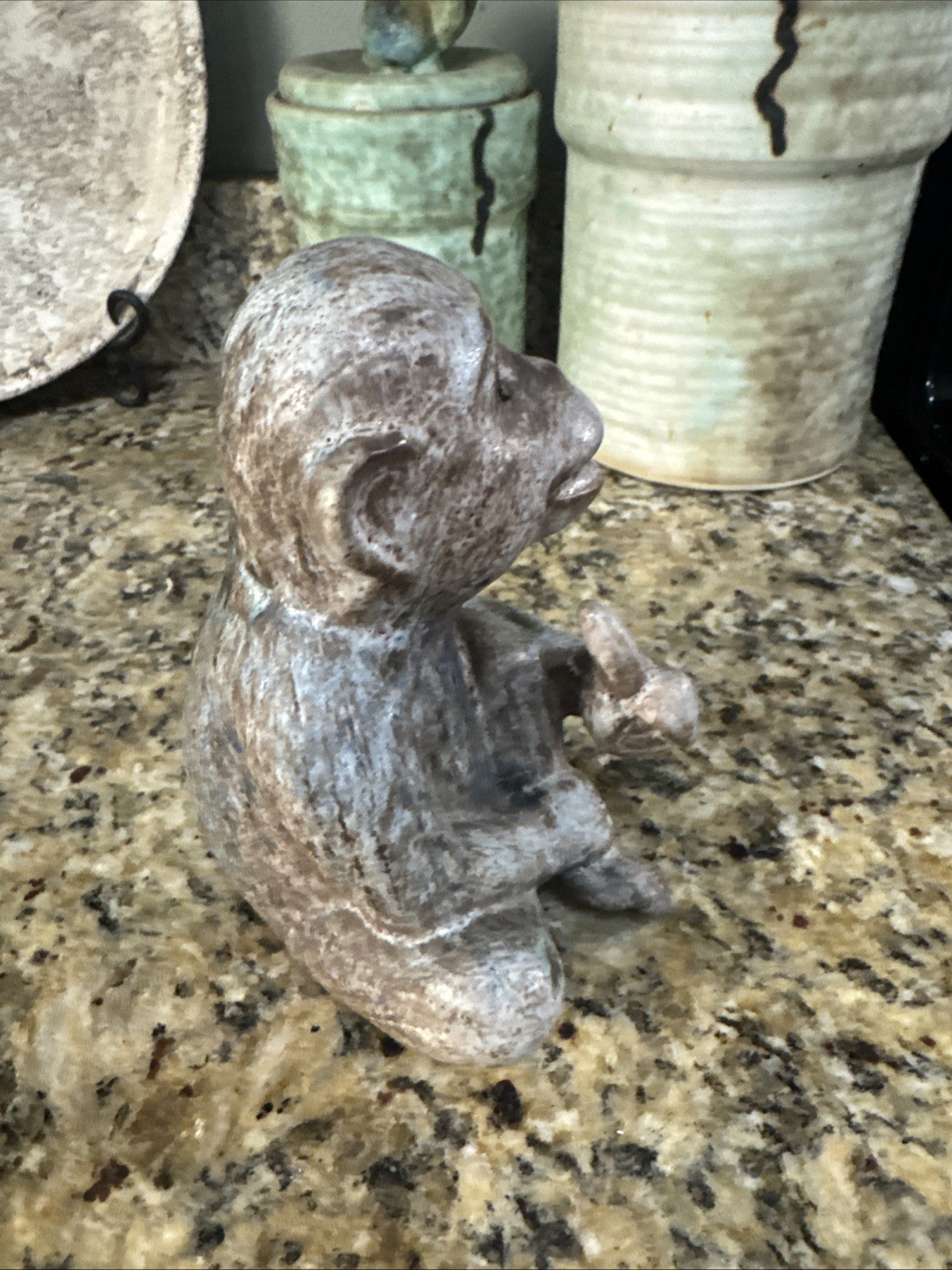 Peter’s Pottery Nutmeg Monkey Rare