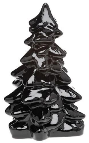 Christmas Holiday Tree – Black Glass – Mosser USA – Large 8″