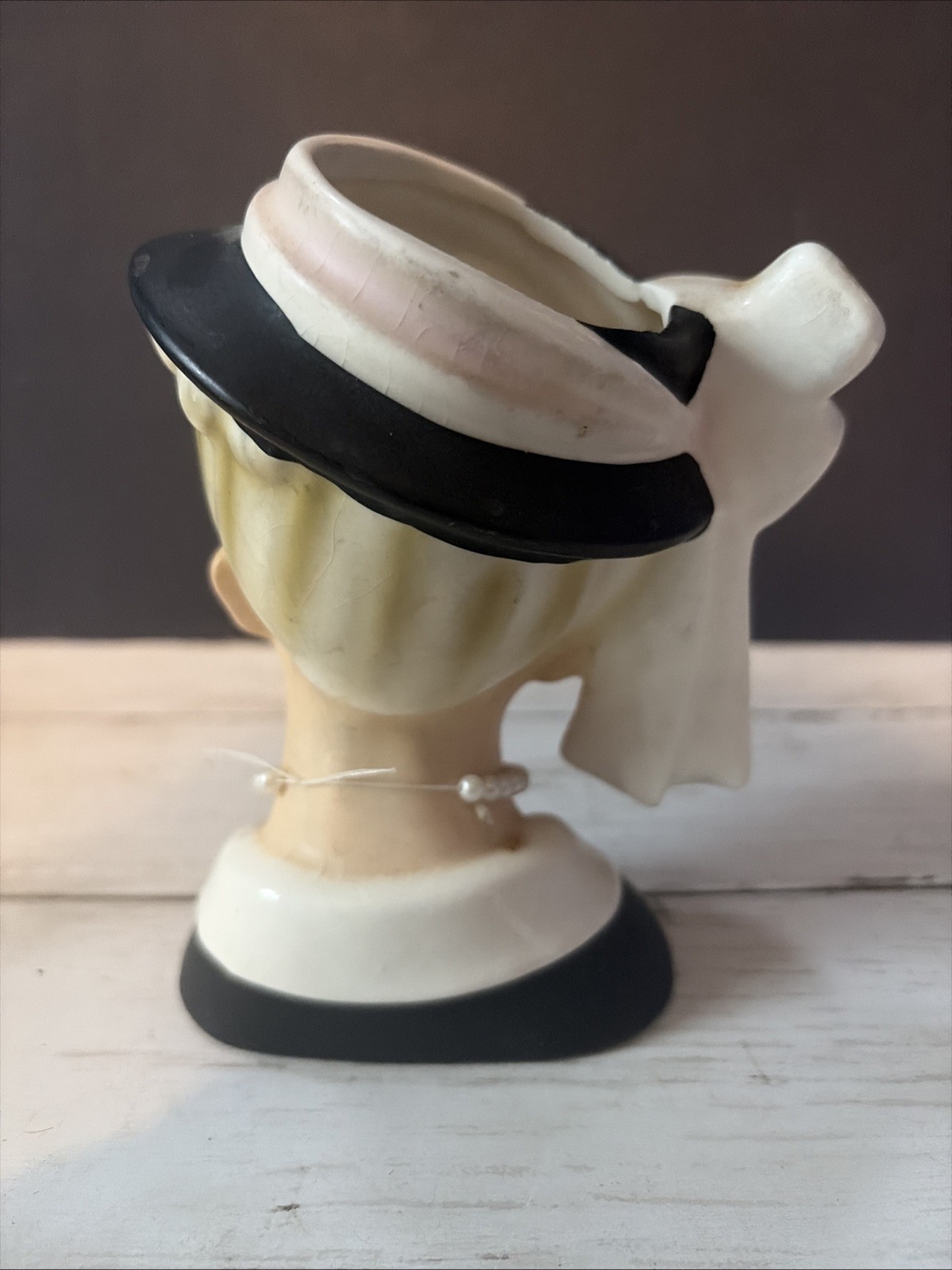 Inarco E-2006 Lady Head Vase See Photos READ Desc