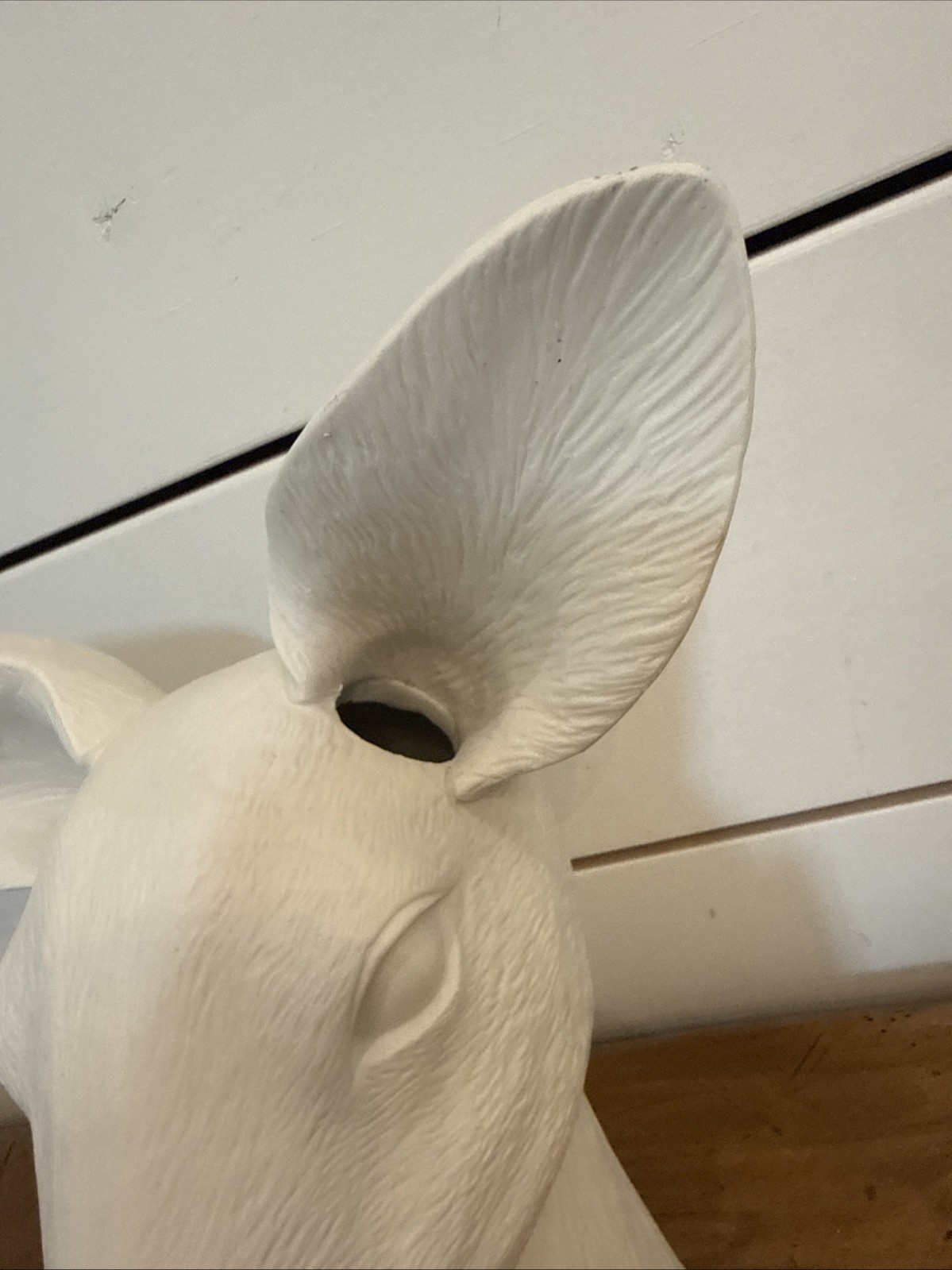 Anthropologie Cholet Deer Head Dual Flower Vase Woodland Doe 10.5 inch tall