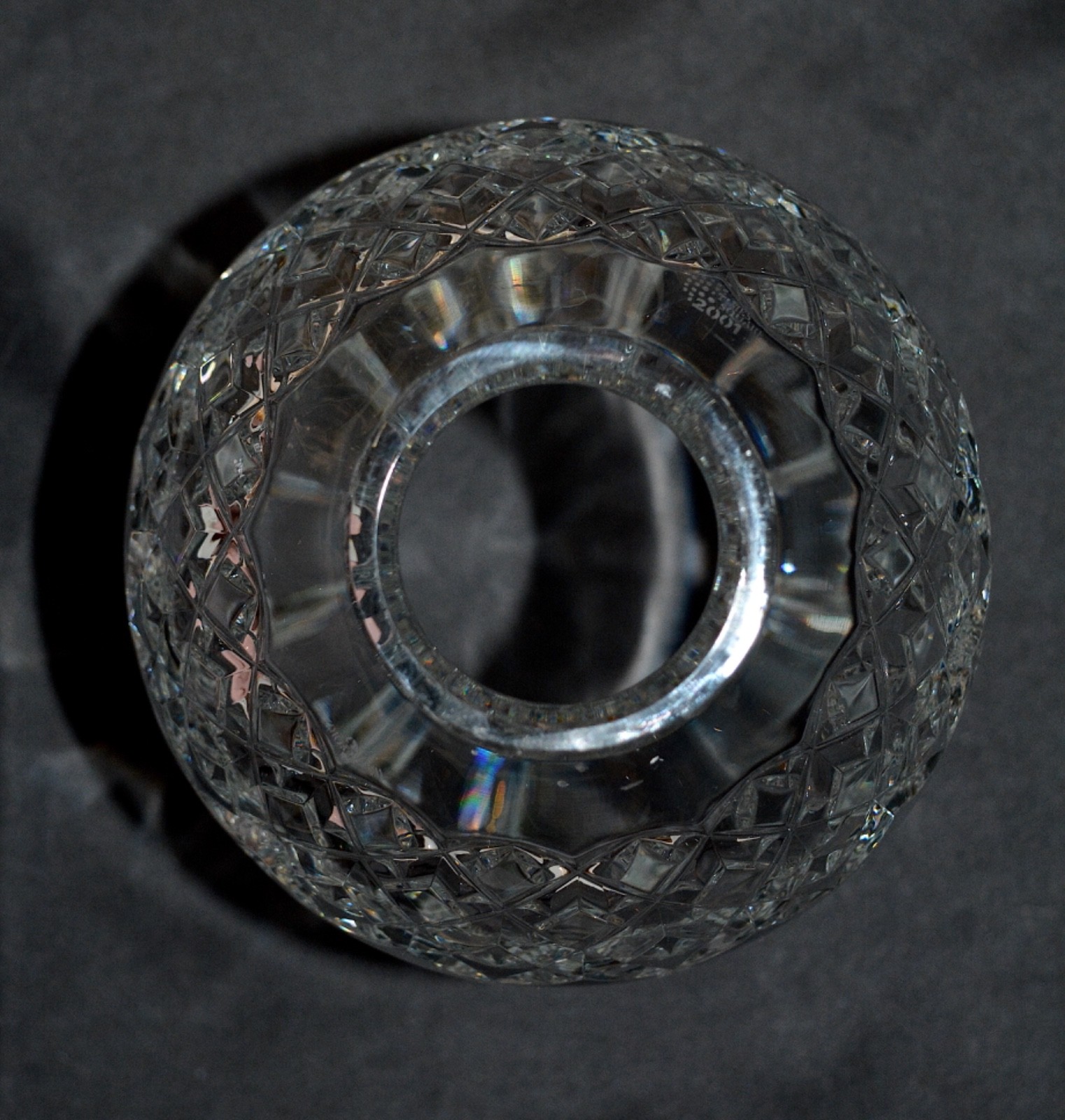 Waterford Crystal Times Square Collection 2001 Hope for Abundance Hurricane