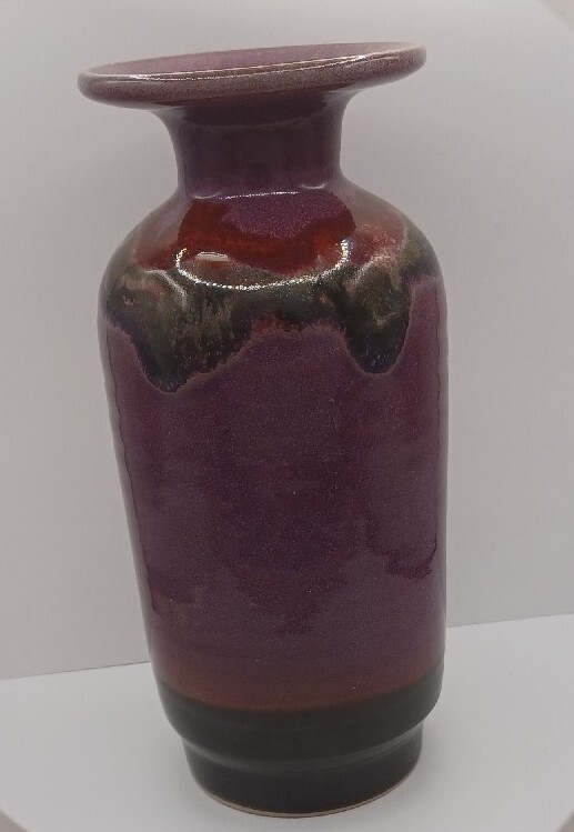 Arrow Pottery Purple Glaze Flower Vase