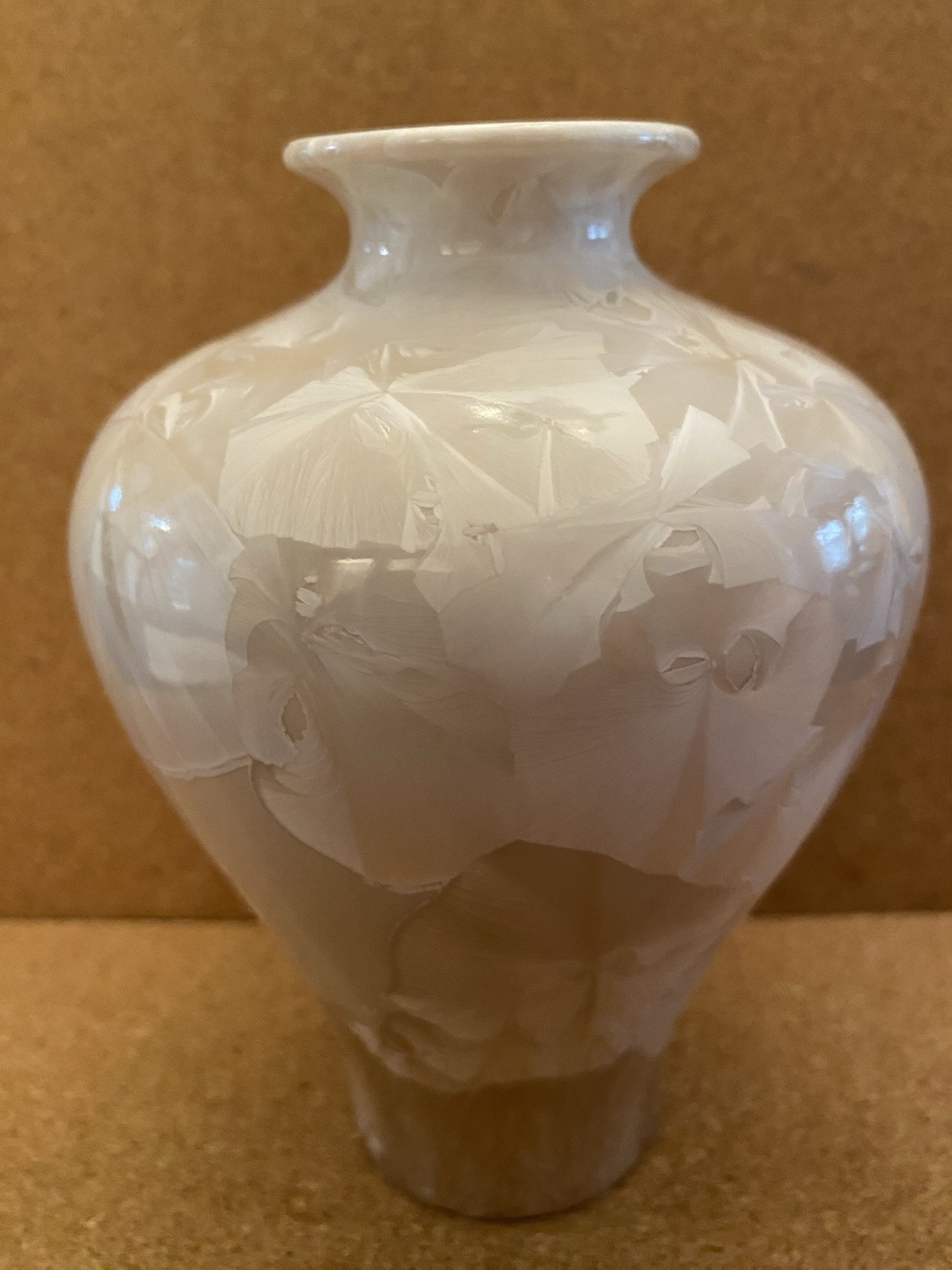 Vintage Bevan Norkin Crystalline Glazed Ceramic Art Vase