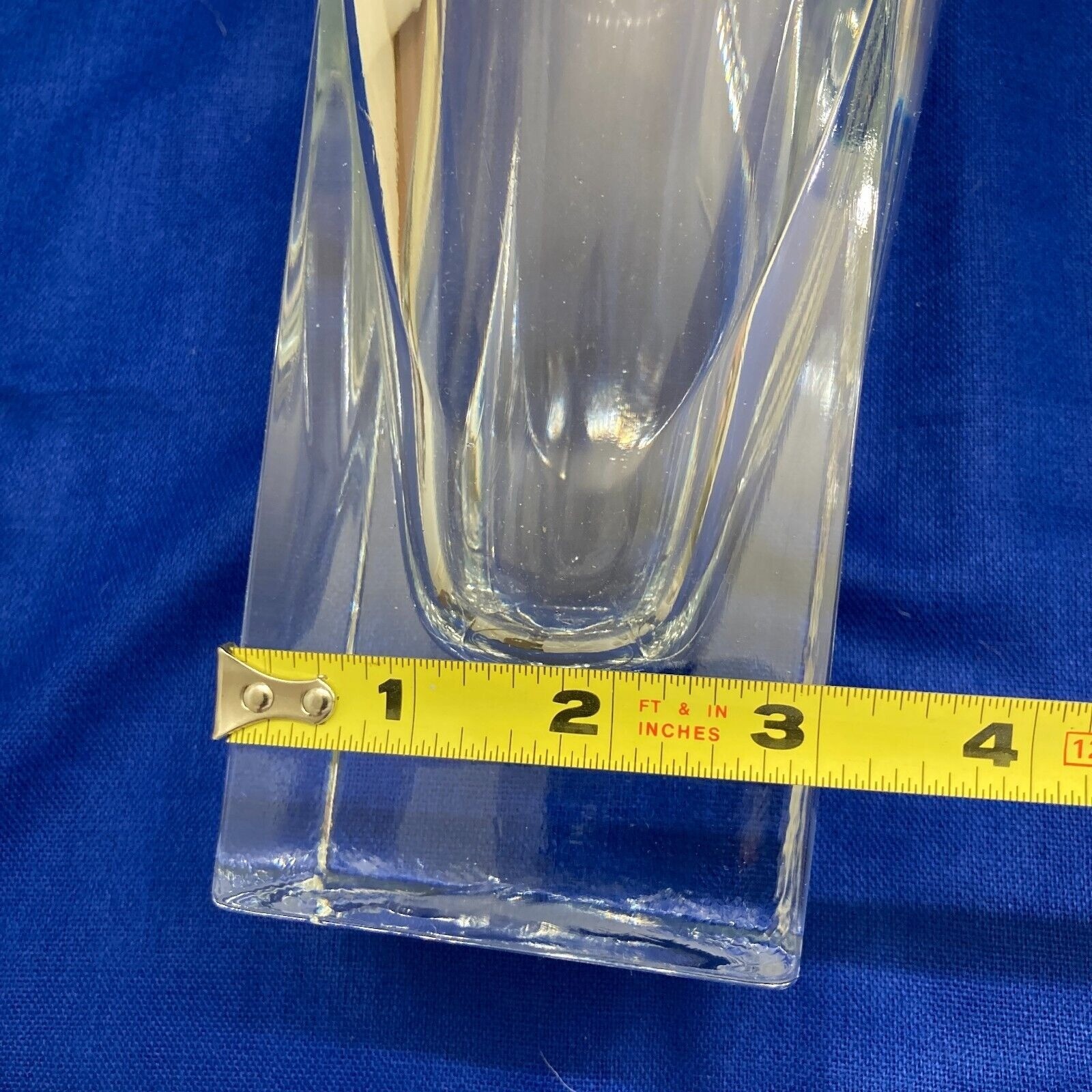 RCR Crystal Vase 12 ” Made In Tuscany Italy With