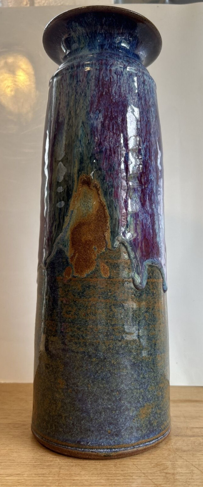 Harald Eric Nordvold Viking Studio Ceramics 12 1/2″ tall art pottery vase