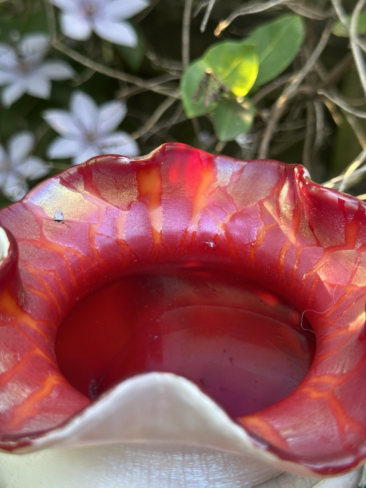 OUTSTANDING JOHN LOTTON SIGNED CAMEO ART GLASS 11″ VASE