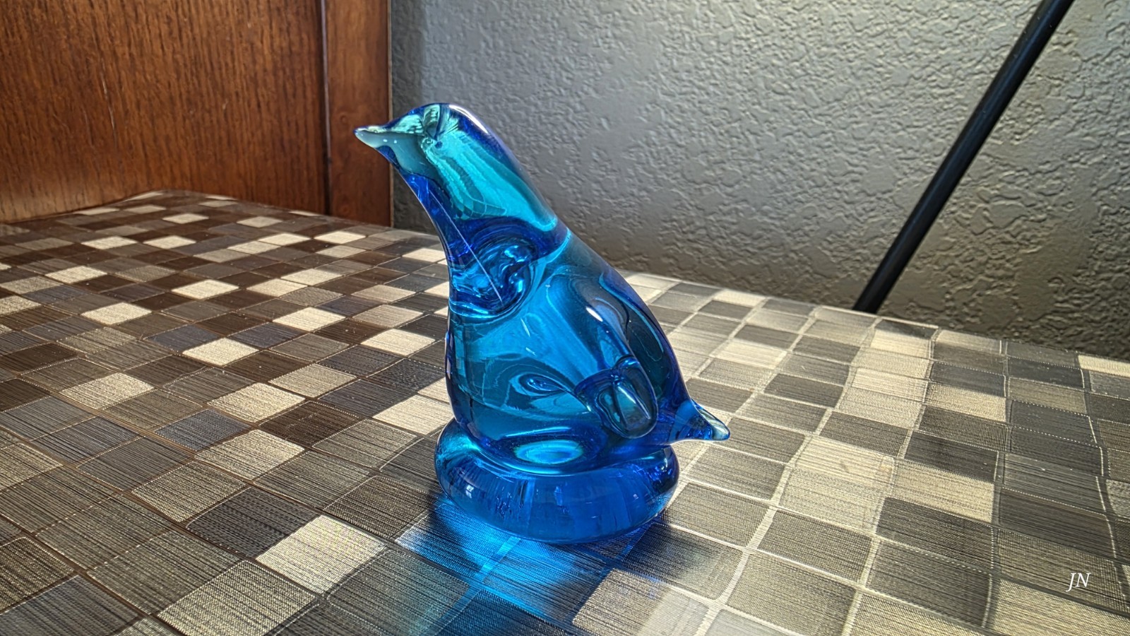 Leo Ward Est. Terra Studios Glass Penguin Very Rare with Sticker!