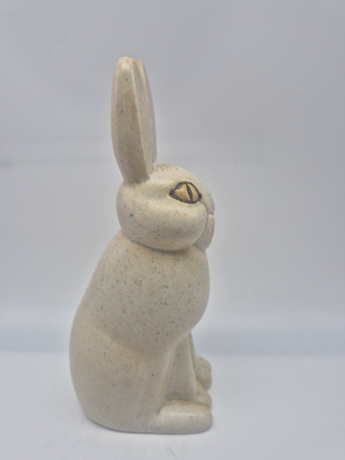 Lisa Larsson Skansen 6 Rabbit Hare Gustavsberg Sweden Stoneware Figurine Label