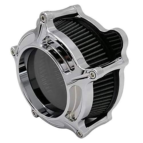Harley Air Cleaner Chrome See Through Intake Filter Kit Cnc Cut for Motorcycle