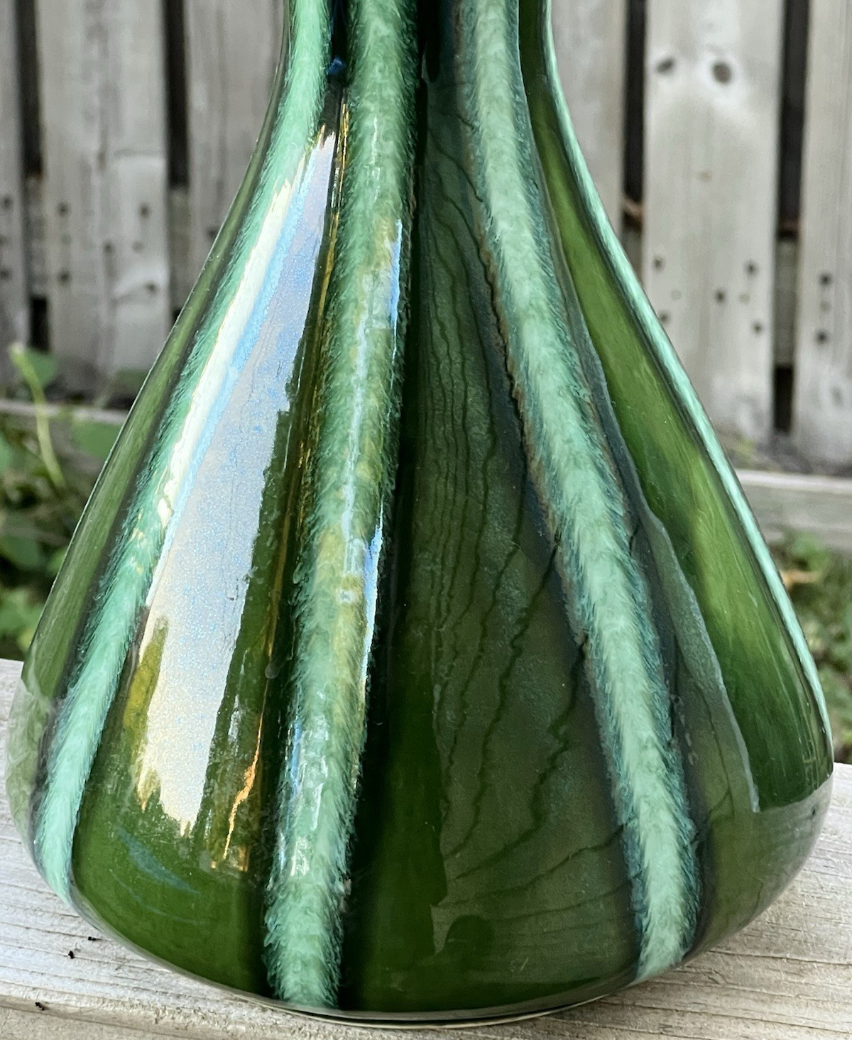 Hull Art Pottery Continental Evergreen MCM Vase #58 Mid Century Green