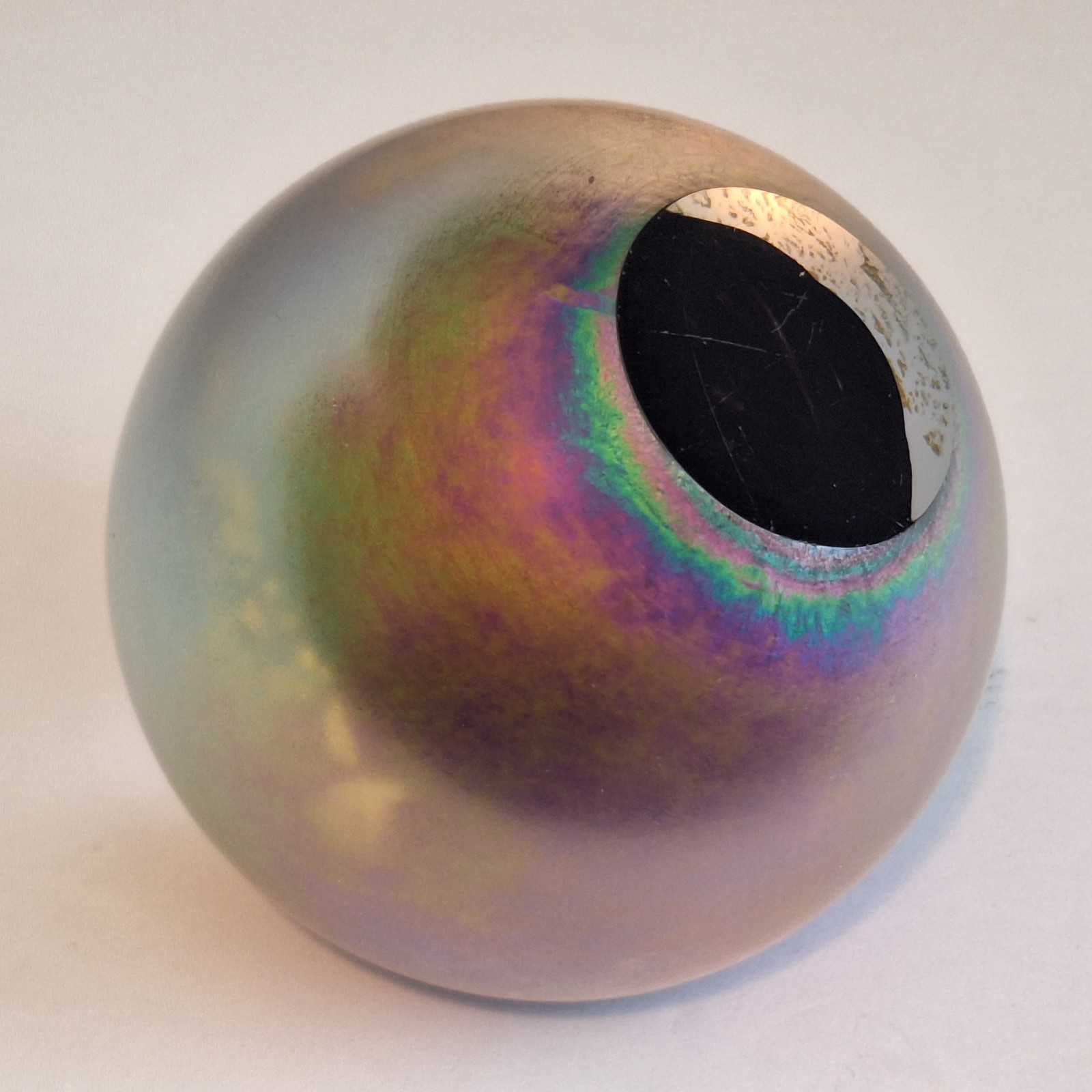 Glass Eye Studios Celestial Series Glass Hand Blown Art Paperweight, 3″ 1-1/4 Lb